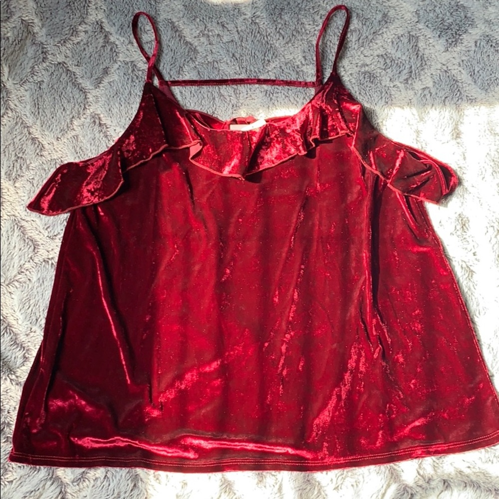 velvet tank top